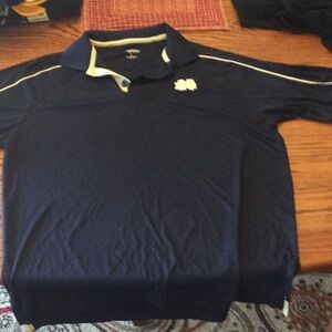 Notre dame chiliwear mens large golf shirt